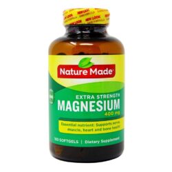 Nature Made Magnésio Extra Força 400 mg - 180 Cápsulas Gelatinosas