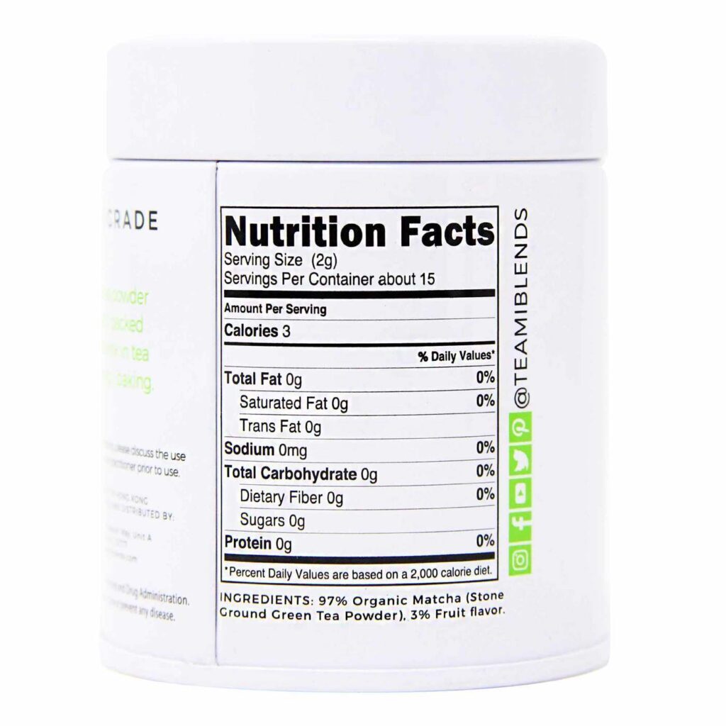 Teami Matcha Blueberry Flavored - 1 oz (28g) - Energia e Antioxidantes para o Dia a Dia - Imagem 3