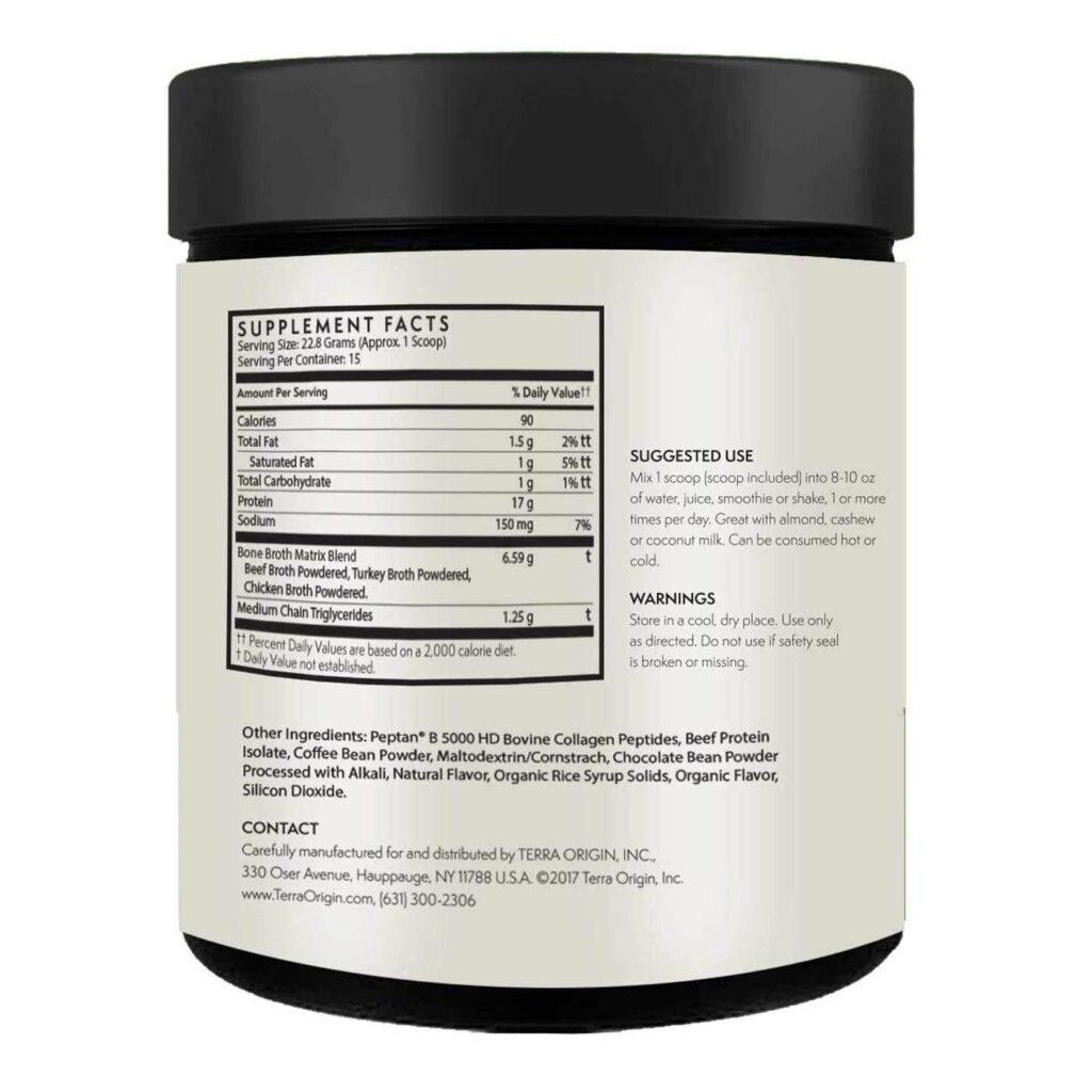 Terra Origin Colágeno Caldo de Ossos com Cúrcuma - 388g: Nutrição Pura para Você - Imagem 2