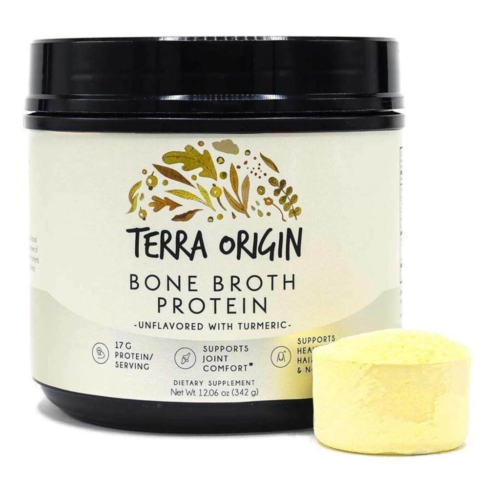 Terra Origin Colágeno Caldo de Ossos com Cúrcuma - 388g: Nutrição Pura para Você - Imagem 4