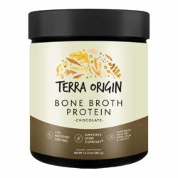 Terra Origin Proteína e Colágeno de Caldo Ósseo Sabor Chocolate 388,5g