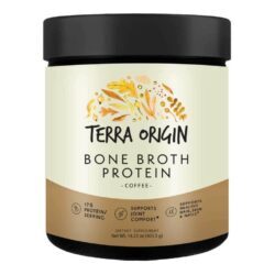 Café Proteico de Colágeno de Caldo de Ossos Terra Origin - 388g: Energia e Nutrição Regenerativa
