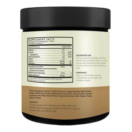 Terra Origin Bone Broth Collagen Protein Coffee - 388 g - Image 2