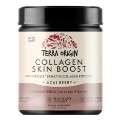 Terra Origin Colágeno em Pó Açaí 180g - Vitalidade e Nutrição Essencial