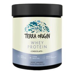 Terra Origin Grass-fed Whey Protein Chocolate 560.25 g - Proteína Pura e Nutritiva