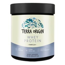 Terra Origin Grass-fed Whey Protein Baunilha 517.2g - Proteína Pura e Concentrada