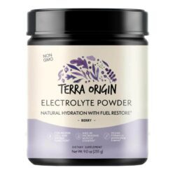 Terra Organic Electrolyte Powder Restore Sabor Berry 255g | Reposição de Eletrólitos
