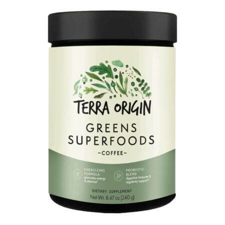 Terra Origin, Superalimentos em Pó - Sabor Café - 8.47 oz (240 g)