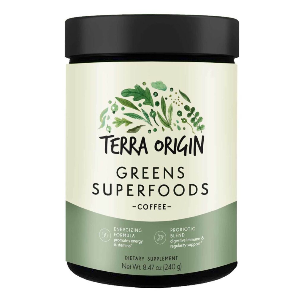 Terra Origin Superalimentos em Pó Sabor Café 240g - Energia e Nutrição Natural