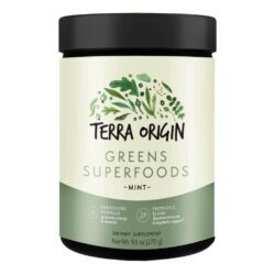 Terra Origin Greens Superfoods Menta 270g - Nutrição Verde Completa