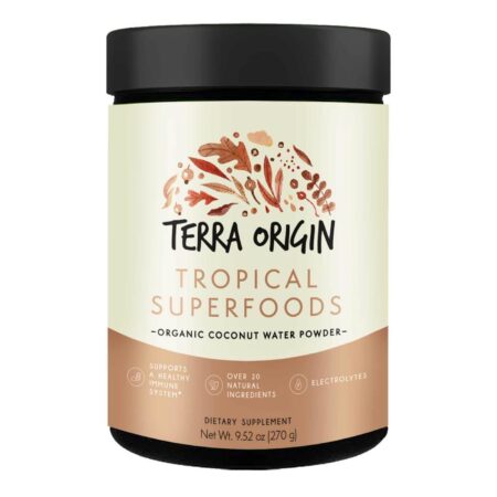 Terra Origin, Superalimentos em Pó com Coco Orgânico - 9.52 oz (270 g)