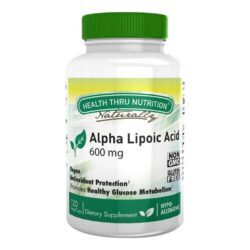 Ácido Alfa-Lipoico Health Thru Nutrition 600 mg 120 Cápsulas Vegetais