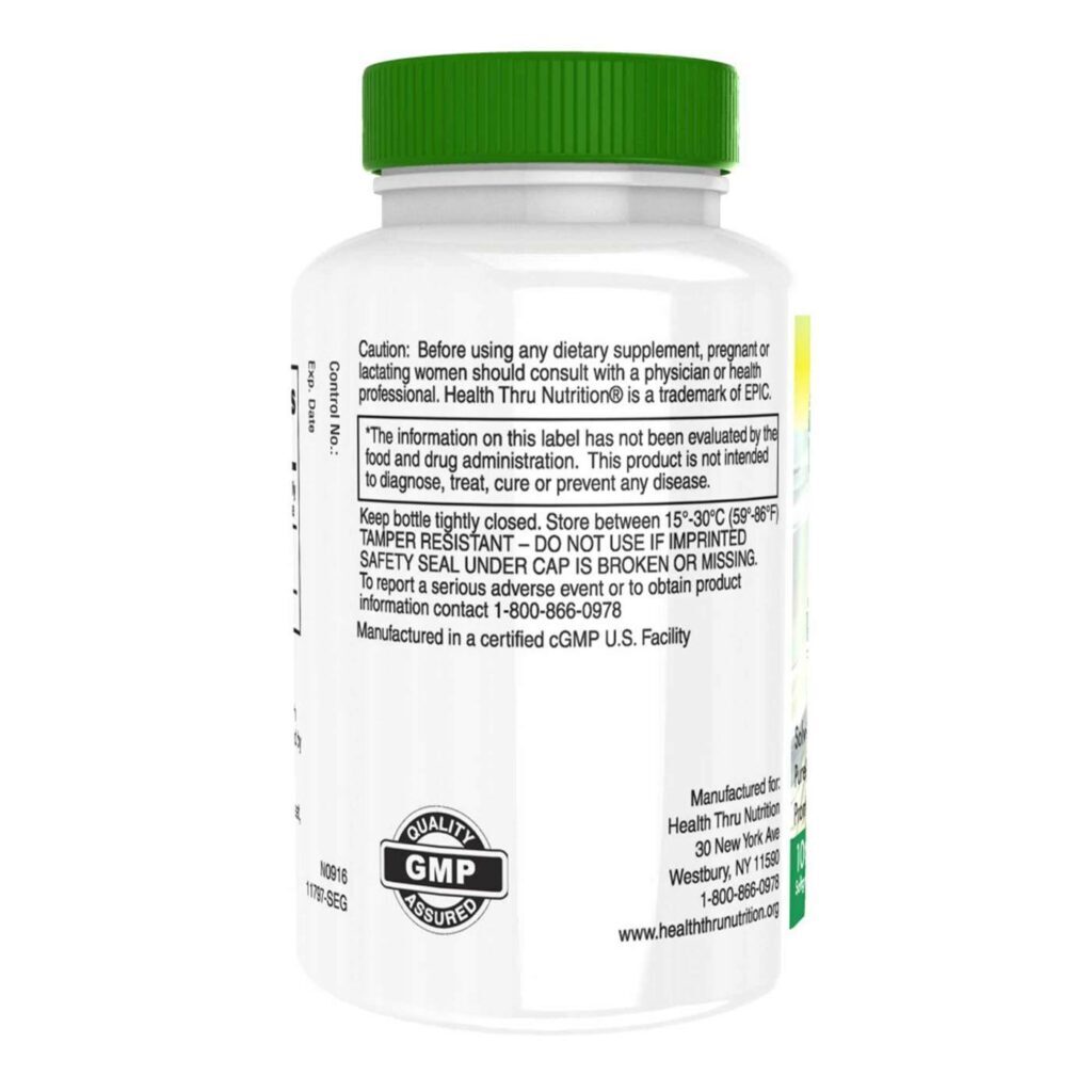 Óleo de Semente de Nigella Sativa Health Thru Nutrition 500mg - 100 Cápsulas Gelatinosas - Imagem 2