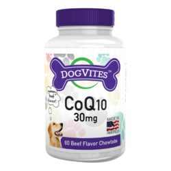 Suplemento Health Thru Nutrition DogVites CoQ10 Para Cães 30mg - 60 Mastigáveis