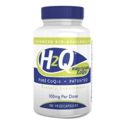 Health Thru Nutrition H2Q CoQ10 100mg - 180 Cápsulas Vegetarianas - Energia e Antioxidante