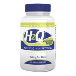 Health Thru Nutrition H2Q CoQ10 100mg - 60 Cápsulas Vegetarianas para Energia e Saúde Cardiovascular