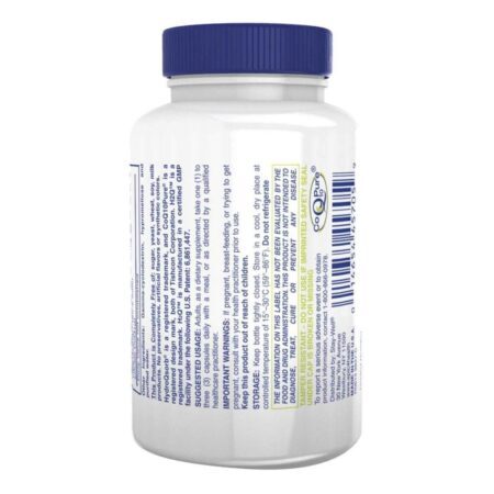 Health Thru Nutrition H2Q CoQ10 100mg - 60 Cápsulas Vegetarianas para Energia e Saúde Cardiovascular - Imagem 3