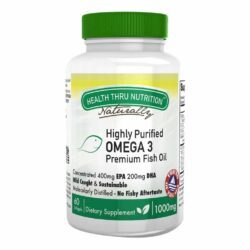 Health Thru Nutrition Ômega 3 Premium 1000mg - 60 Cápsulas Gelatinosas