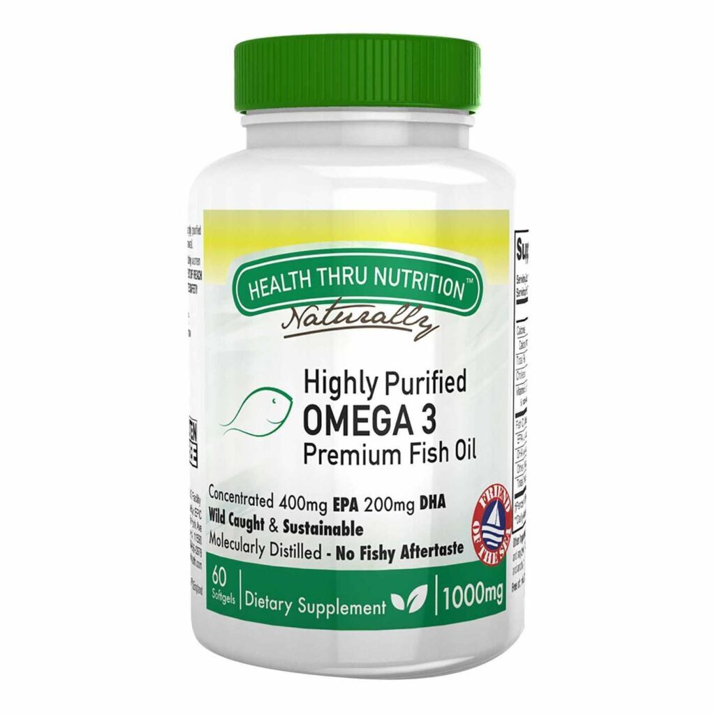 Health Thru Nutrition Ômega 3 Premium 1000mg - 60 Cápsulas Gelatinosas