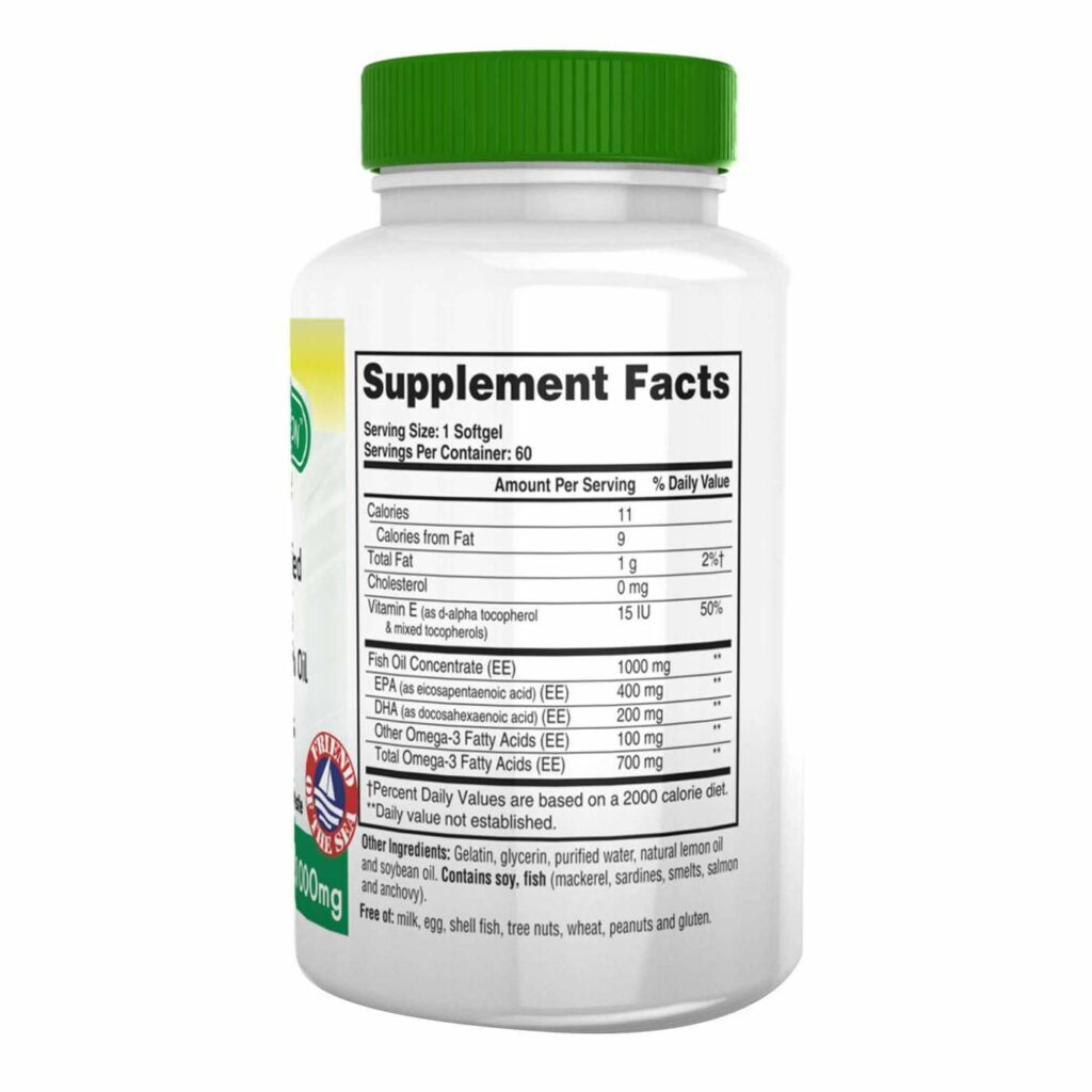 Health Thru Nutrition Ômega 3 Premium 1000mg - 60 Cápsulas Gelatinosas - Imagem 3