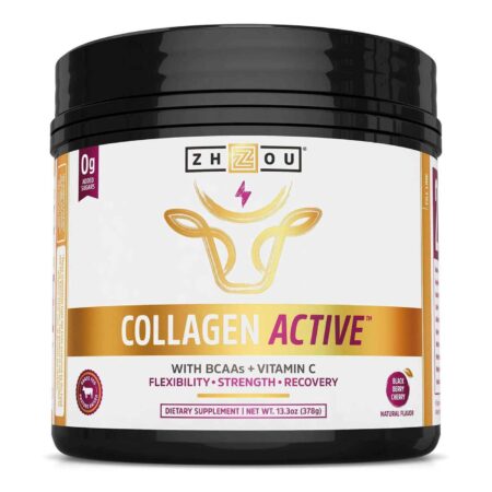 Zhou Collagen, Ativo com colágeno mais vitamina C - 13.8 oz (378 g)