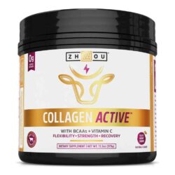 Zhou Collagen com Vitamina C - Colágeno Hidrolisado 378g para Saúde da Pele e Articulações