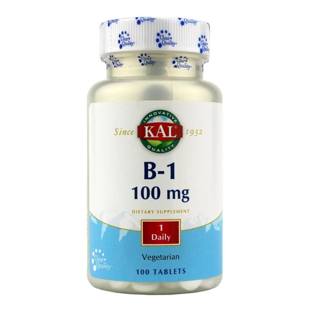 Kal Vitamina B1 100mg - 100 Tabletes: Energia e Bem-Estar Essenciais