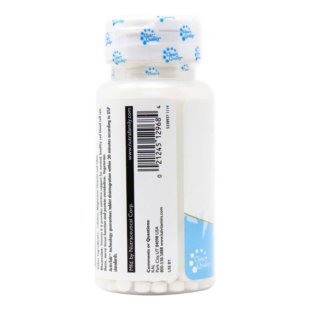 Kal B6 50 mg 120 Tabletes: Vitamina B6 Essencial para o Bem-Estar no Brasil - Imagem 4