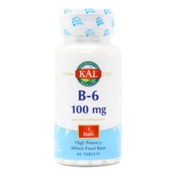 Kal Vitamina B6 100mg - 60 Tabletes: Energia e Bem-Estar para Sua Rotina