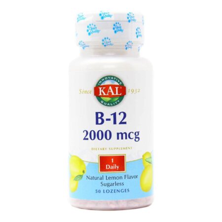 Kal B12 2000 mcg Limão 50 Pastilhas