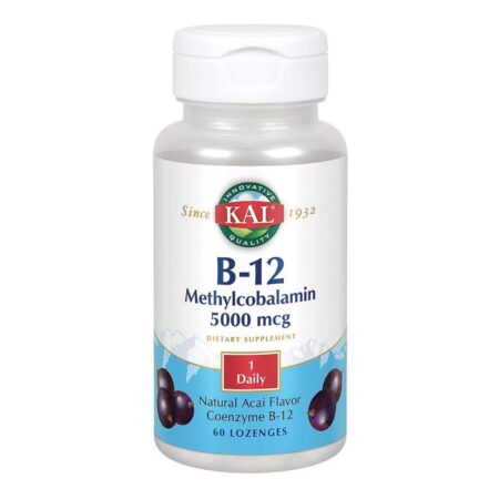 Kal, Metilcobalamina 5000 mcg, Açaí - 60 Pastilhas