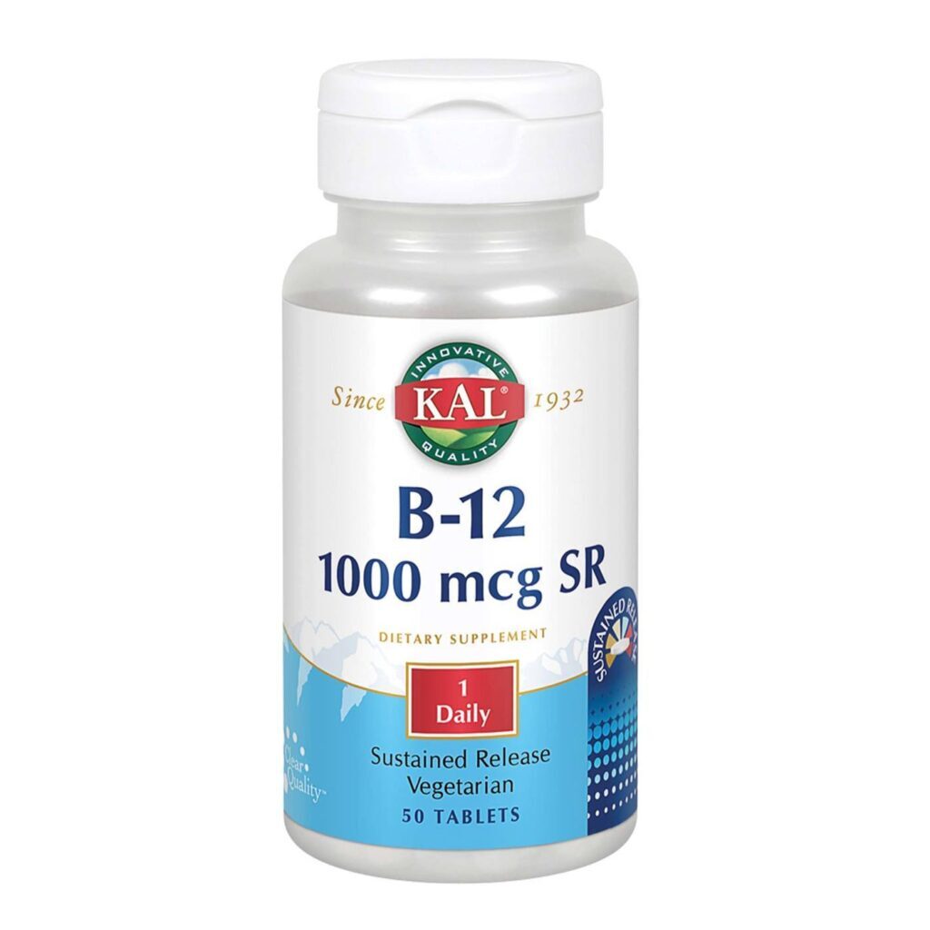 Kal Vitamina B12 1000 mcg Liberação Prolongada - 50 Tabletes