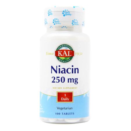 Kal, Niacina 250 mg - 100 Comprimidos