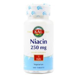 Kal Niacina 250 mg - 100 Comprimidos: Saúde e Bem-Estar Diário Brasileiro