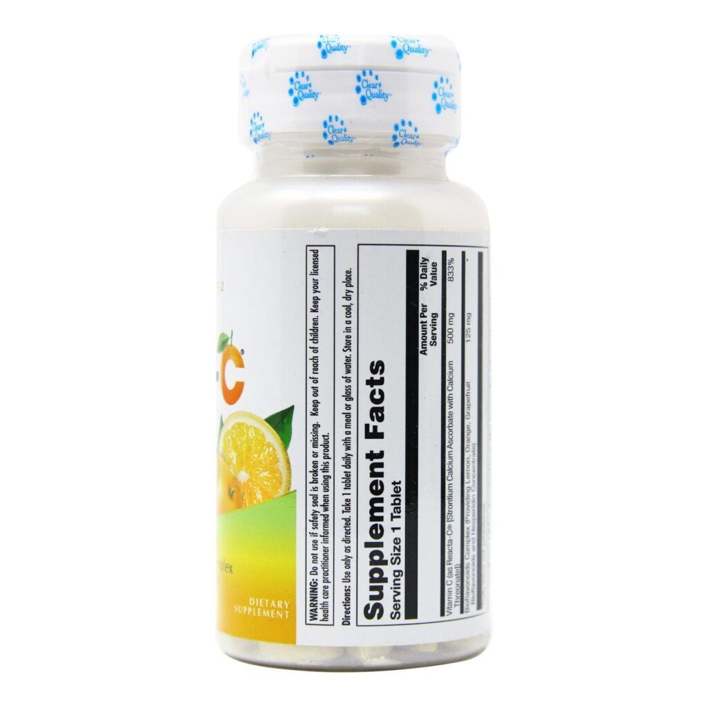 Kal Reacta-C® 500 mg com Bioflavonóides - 90 Tabletes: Reforço para sua Imunidade e Bem-Estar Diário - Imagem 2