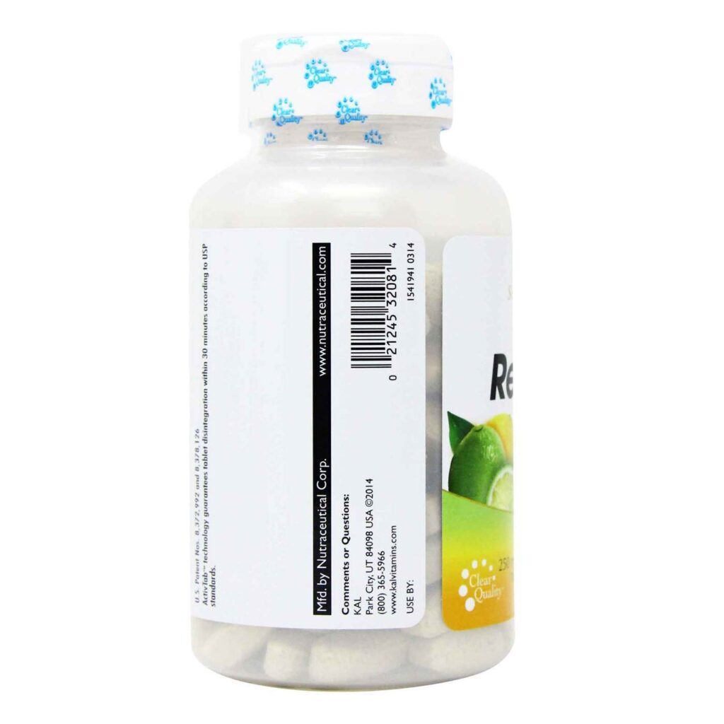 Kal Reacta-C® 1000 mg Vitamina C com Bioflavonóides - 120 Tabletes - Imagem 4