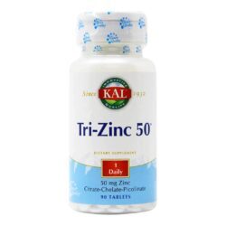 Kal Tri-Zinc 50™ – 90 Tabletes: Zinco de Alta Absorção para Imunidade e Bem-Estar no Brasil