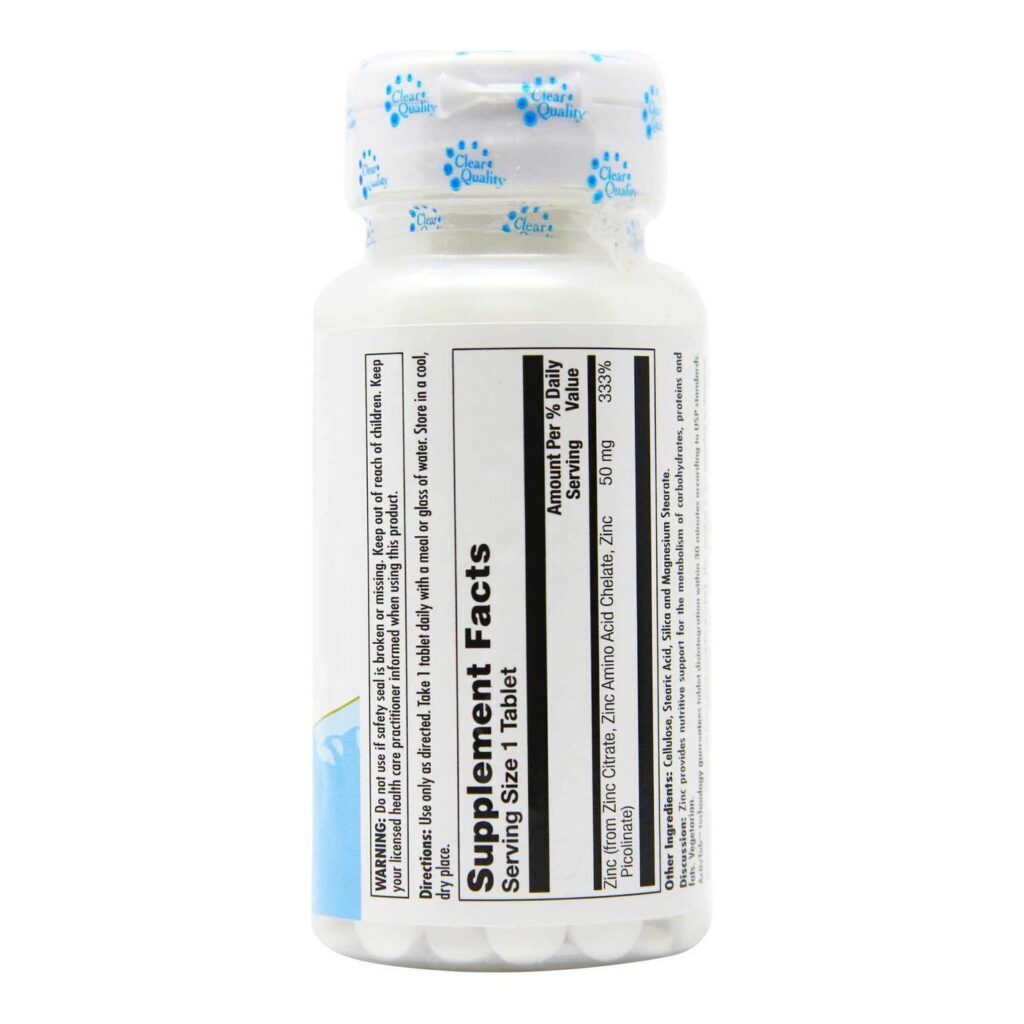 Kal Tri-Zinc 50™ - 90 Tabletes: Zinco de Alta Absorção para Imunidade e Bem-Estar no Brasil - Imagem 2