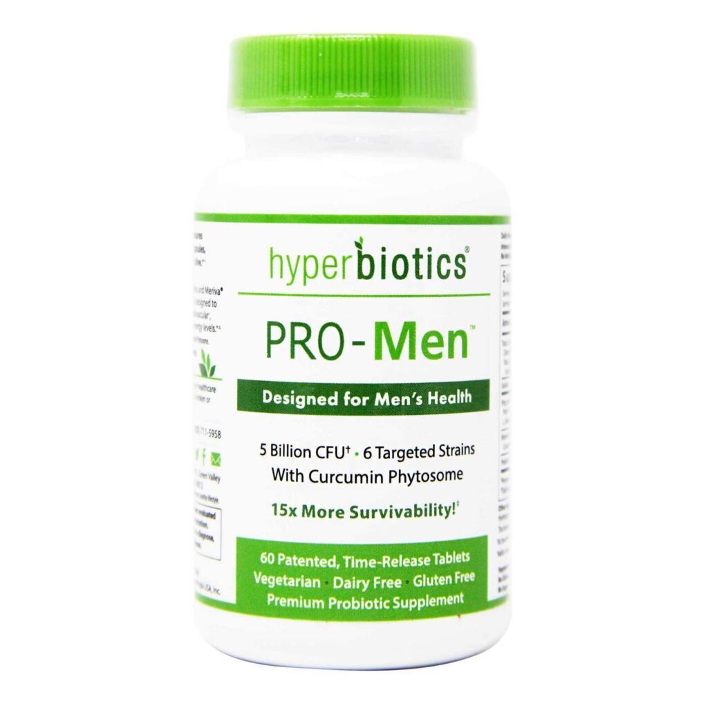 Hyperbiotics PRO-Men: 60 Cápsulas de Liberação Prolongada para Saúde Masculina
