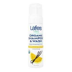 Shampoo e Sabonete Líquido Orgânico Lafe’s para Bebês e Crianças Baunilha Laranja – 237ml