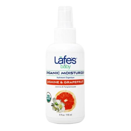 Lafe's Natural Body Care Organic Baby Kids Moisturizer Jasmine Grapefruit - 4 fl oz (118 ml)