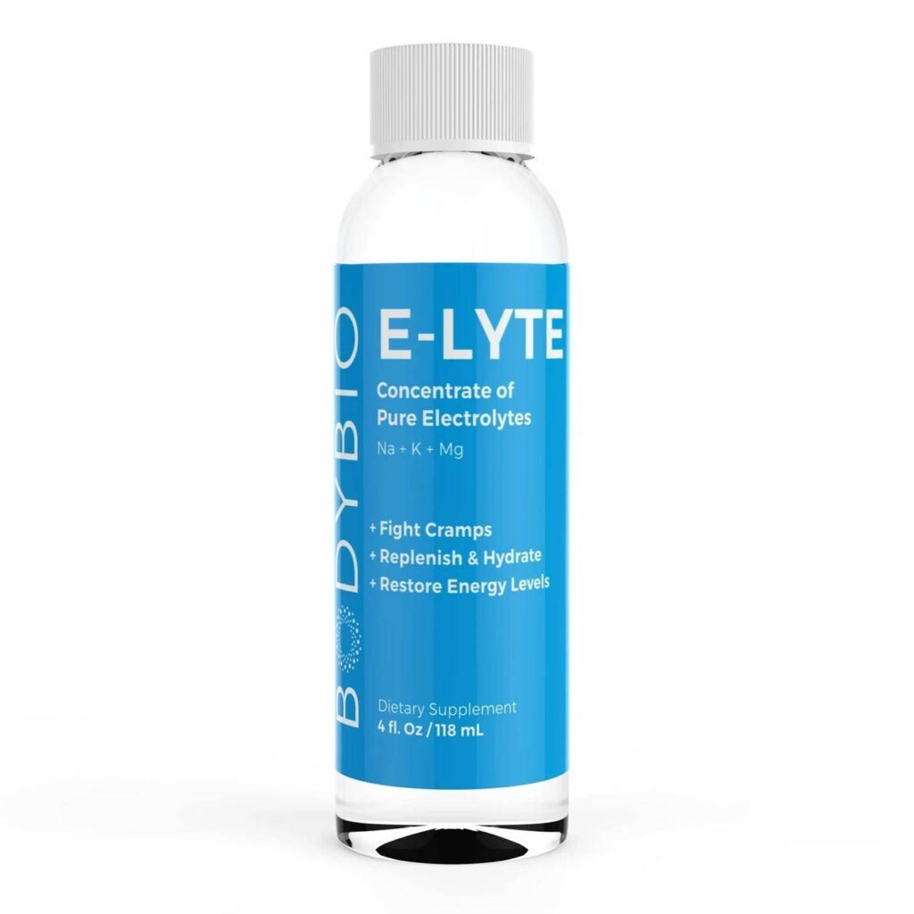 BodyBio E-Lyte Eletrólitos Equilibrados 118ml - Hidratação Essencial para o Bem-Estar