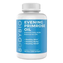 BodyBio Óleo de Prímula 180 Cápsulas Softgel Não Transgênico