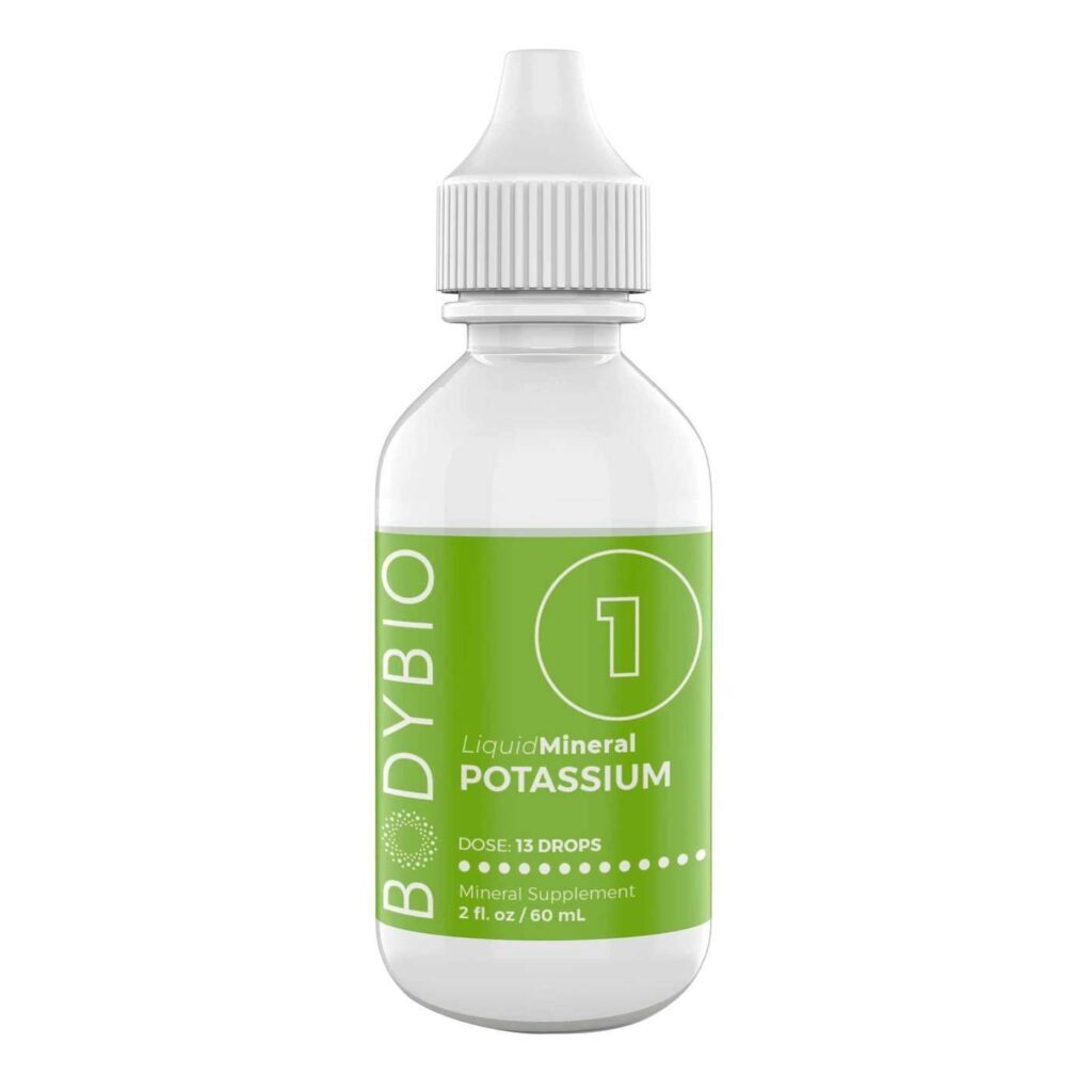 BodyBio Liquid Mineral 1 - Potássio 60 ml: Essencial para o Corpo Humano