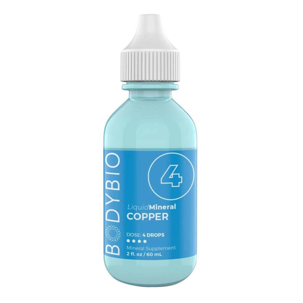 BodyBio Mineral Cobre Líquido 4 - 60 ml | Cobre Biodisponível para Saúde e Bem-Estar no Brasil