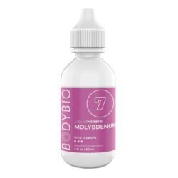 BodyBio Liquid Mineral 7 - Molibdênio 60 ml: Essencial para Metabolismo e Desintoxicação