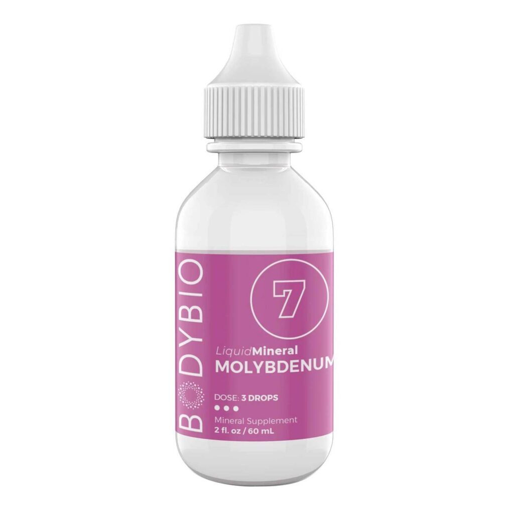 BodyBio Liquid Mineral 7 - Molibdênio 60 ml: Essencial para Metabolismo e Desintoxicação