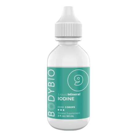 BodyBio, Mineral Líquido 9 - Iodo - 60 ml