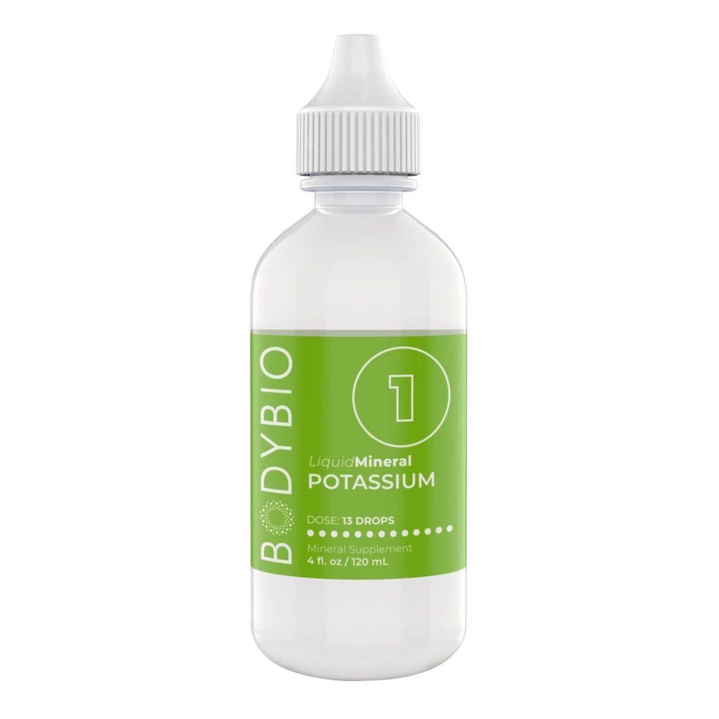 BodyBio Liquid Mineral 1 Potássio 120ml: Eletrólito Essencial para Sua Saúde