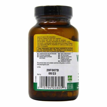 Country Life Vitamin D3 - 200 Softgels - Image 3